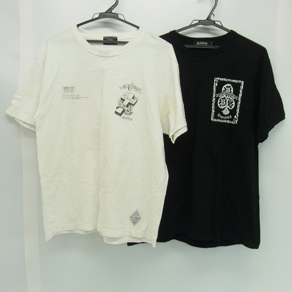 実際に弊社で買取させて頂いたTHE CRIMIE/クライミー ANTIDOTE BUYERS CLUB/アンチドートバイヤーズクラブ プリント半袖Tシャツ L  2点セット