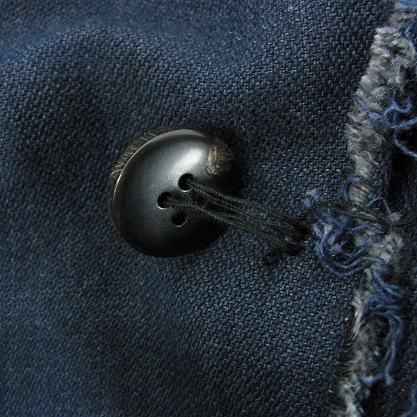 実際に弊社で買取させて頂いたjunhashimoto/ジュンハシモト カットアウトデザイン イージーテーラードジャケット ネイビー/3の画像 5枚目