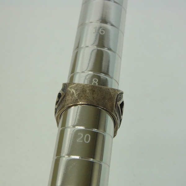 実際に弊社で買取させて頂いたA&G/エーアンドジー スカルオンクロスリング/18.5-19号の画像 7枚目