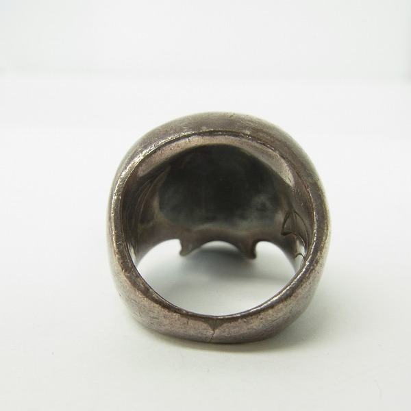 実際に弊社で買取させて頂いたCRAZY PIG/クレイジーピッグ ラージエビルスカルリング/EVIL SKULL/18号の画像 3枚目