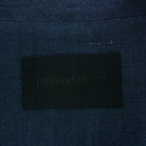 実際に弊社で買取させて頂いたjunhashimoto/ジュンハシモト カットアウトデザイン イージーテーラードジャケット ネイビー/3の画像 2枚目