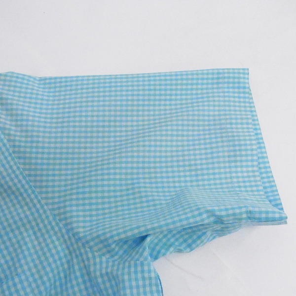 実際に弊社で買取させて頂いたBROOKS BROTHERS/ブルックスブラザーズ チェック 半袖/ボタンダウンシャツ/Mの画像 6枚目