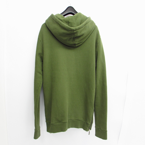 実際に弊社で買取させて頂いたBALMAIN/バルマン 14aw サイドジップパーカー  W4HJ643C619/Sの画像 1枚目