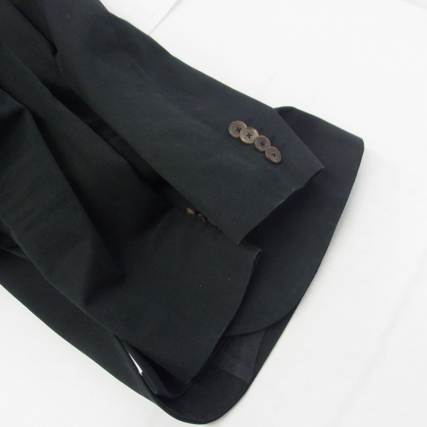 実際に弊社で買取させて頂いたDIESEL BLACK GOLD/ディーゼルブラックゴールド テーラードジャケット ブラック/Sの画像 9枚目