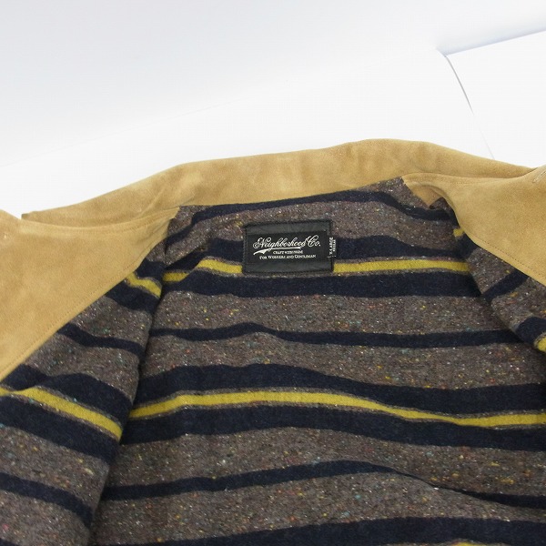 実際に弊社で買取させて頂いたNEIGHBORHOOD/ネイバーフッド LOCO/CL-JKT スエードレザー ジャケット/XLの画像 7枚目