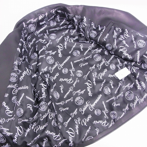 実際に弊社で買取させて頂いたEDIFICE/エディフィス PARIS SAINT-GERMAIN シープスキン ダブルライダース/Sの画像 2枚目