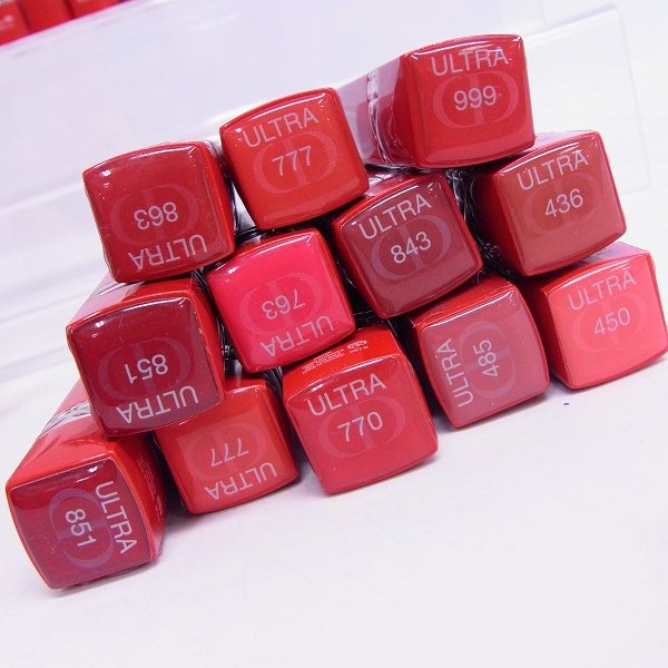 実際に弊社で買取させて頂いたDior ルージュディオール ウルトラ ルージュ/口紅 テスター 40点以上まとめの画像 4枚目