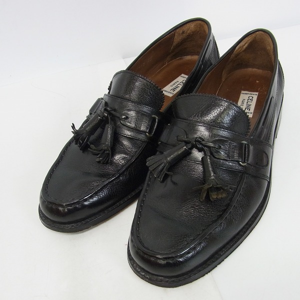 実際に弊社で買取させて頂いたCELINE/セリーヌ タッセルローファー ブラック/40