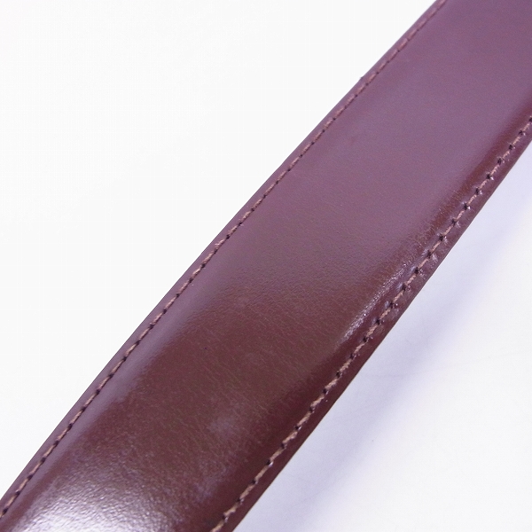 実際に弊社で買取させて頂いたBALLY/バリー Bロゴバックル レザーベルトの画像 4枚目