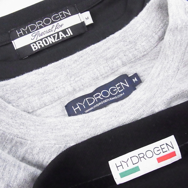 実際に弊社で買取させて頂いたHYDROGEN/ハイドロゲン ロングTシャツ/メッシュシャツ/ポロシャツ M/L 3点セットの画像 2枚目