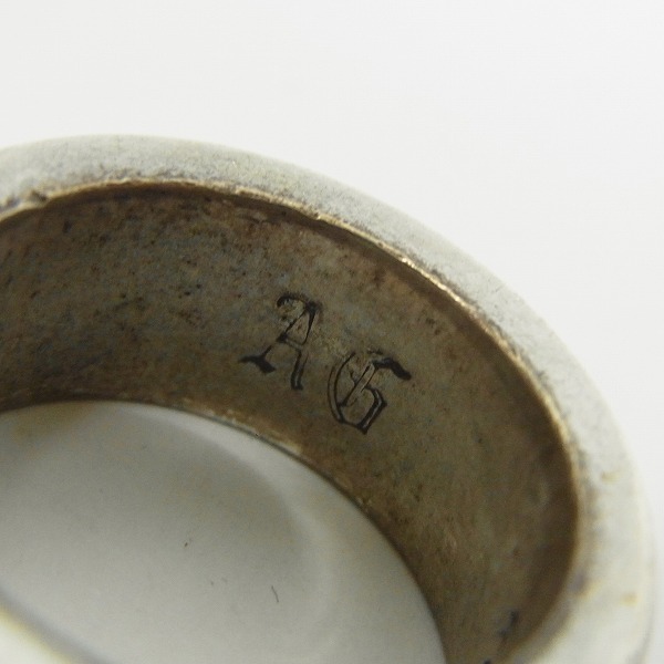 実際に弊社で買取させて頂いたA&G/エーアンドジー スピナースカルバンド リング/19.5号の画像 3枚目