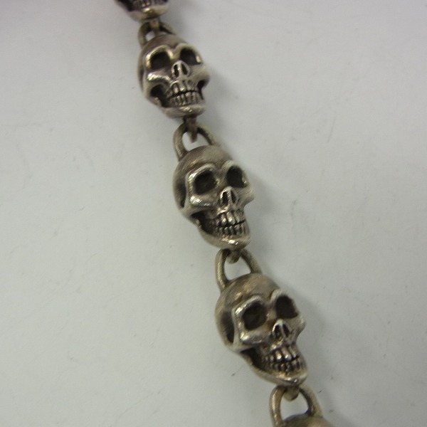 実際に弊社で買取させて頂いたA&G/エーアンドジー スカルリンク ウォレットチェーンの画像 4枚目