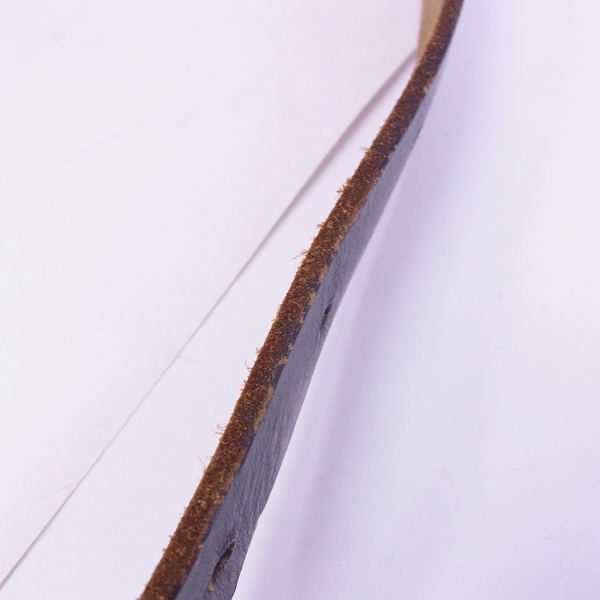 実際に弊社で買取させて頂いたGARNI＆Co/ガルニ スターリングシルバー製 リーフモチーフ バックル/レザーベルトの画像 6枚目