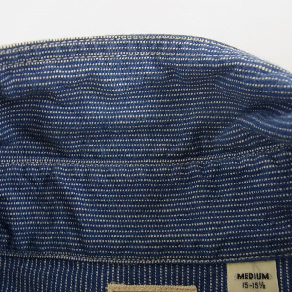 実際に弊社で買取させて頂いたSUGAR CANE/シュガーケーン デニム ワークシャツ/Mの画像 4枚目