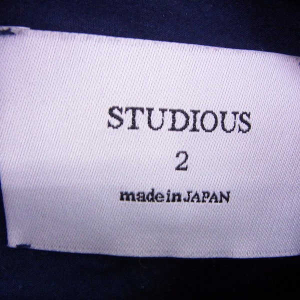 実際に弊社で買取させて頂いたEDIFICE/エディフィス STUDIOUS/ステュディオス他 ストライプ柄/ロング丈/デニムシャツ等 Size：M/L/2/44 4点セットの画像 3枚目