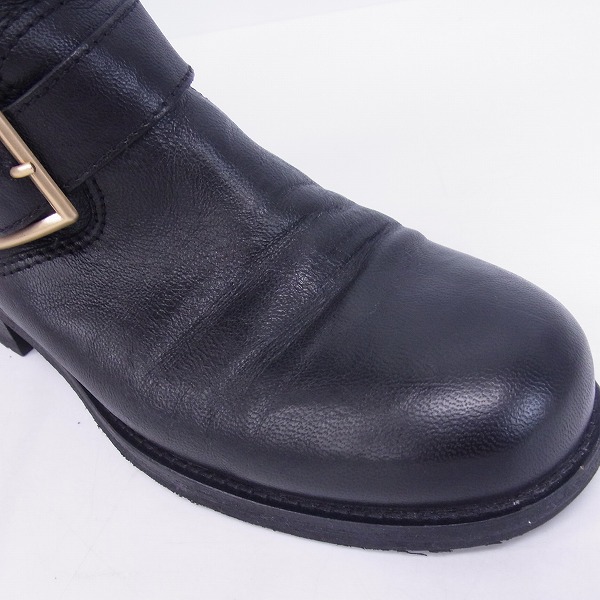 実際に弊社で買取させて頂いたJIMMY CHOO/ジミーチュウ レザーロング ブーツ 247YULE 38の画像 6枚目