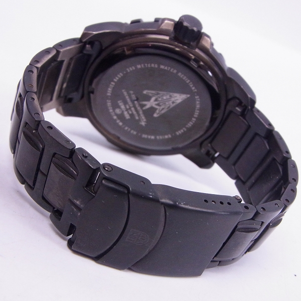 実際に弊社で買取させて頂いたLUMINOX/ルミノックス F-117 ナイトホーク 6400-200 腕時計/黒【動作未確認】の画像 3枚目