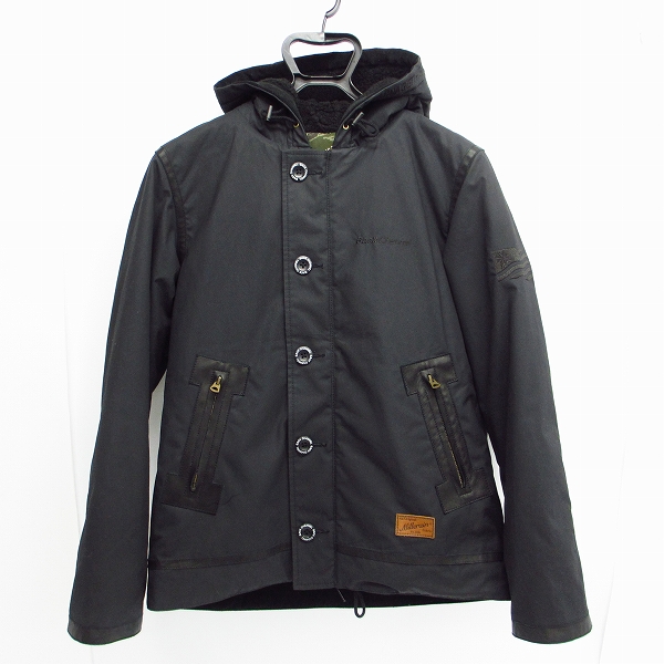 実際に弊社で買取させて頂いたBACK CHANNEL/バックチャンネル ミラレイン社 MILLERAIN HOODED JACKET オイルドフードジャケット M