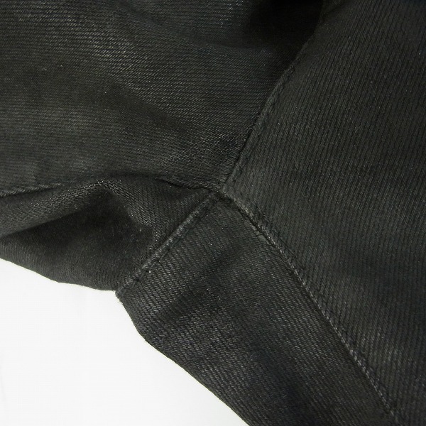 実際に弊社で買取させて頂いたBALMAIN/バルマン 16AW コーティング加工バイカーデニムパンツ W6HD528C807/27の画像 5枚目
