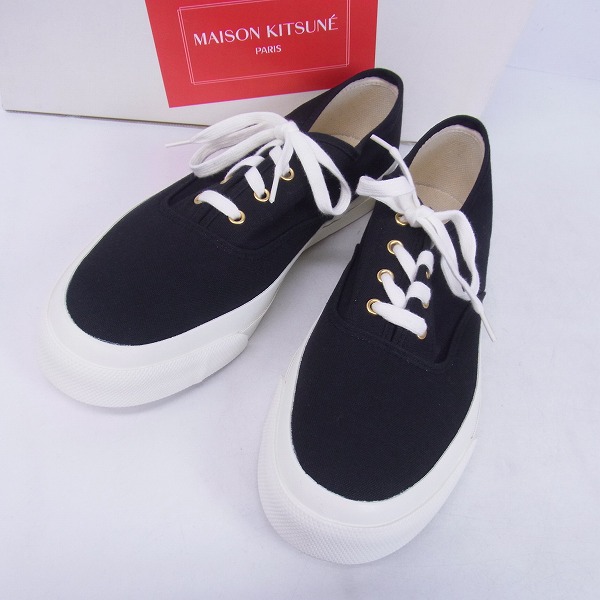 実際に弊社で買取させて頂いたMAISON KITSUNE/メゾンキツネ キャンバス シューズ/27.5