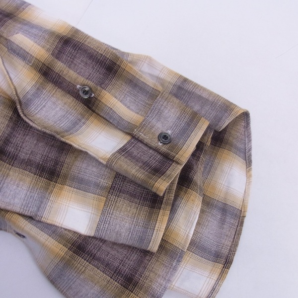 実際に弊社で買取させて頂いたLOUNGE LIZARD/ラウンジリザード チェック柄ネルシャツ 1の画像 6枚目