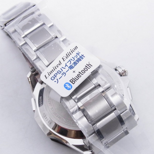 実際に弊社で買取させて頂いた【未使用】CASIO/カシオ OCEANUS/オシアナス サファイアガラスベゼル/Bluetooth搭載/GPS電波ソーラー OCW-G2000J-1AJFの画像 5枚目