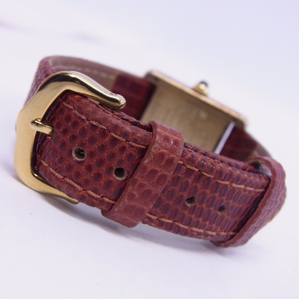 実際に弊社で買取させて頂いたCartier/カルティエ マストタンク ヴェルメイユ MUST TANK VERMEIL/5057001【動作未確認】の画像 2枚目