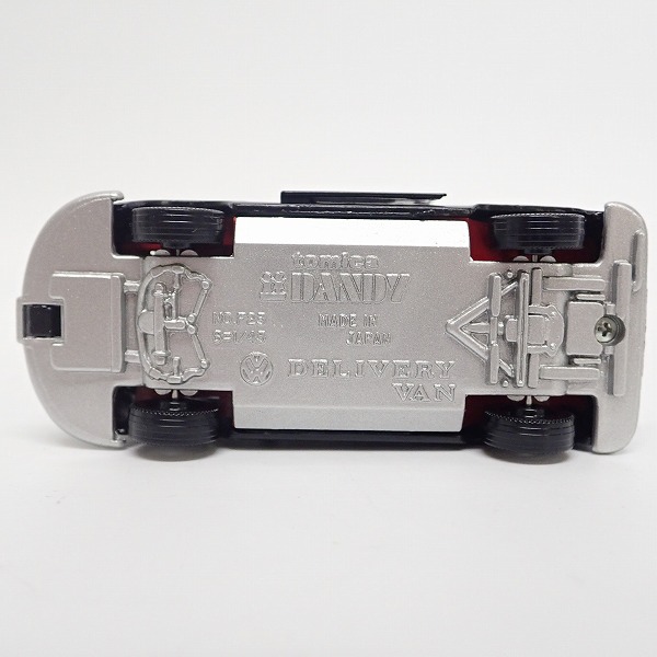 実際に弊社で買取させて頂いたTOMICA/トミカ ダンディ 外国車シリーズ F23 フォルクスワーゲン デリバリーバン SPORTS CLUB 日本製 1/43 ミニカー の画像 7枚目