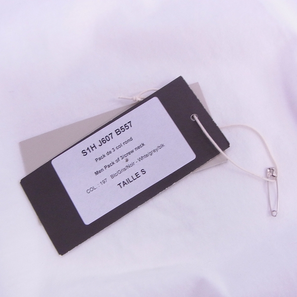 実際に弊社で買取させて頂いたBALMAIN/バルマン Tシャツ カットソー ダメージ加工 S1HJ607B557 ホワイト/Sの画像 8枚目