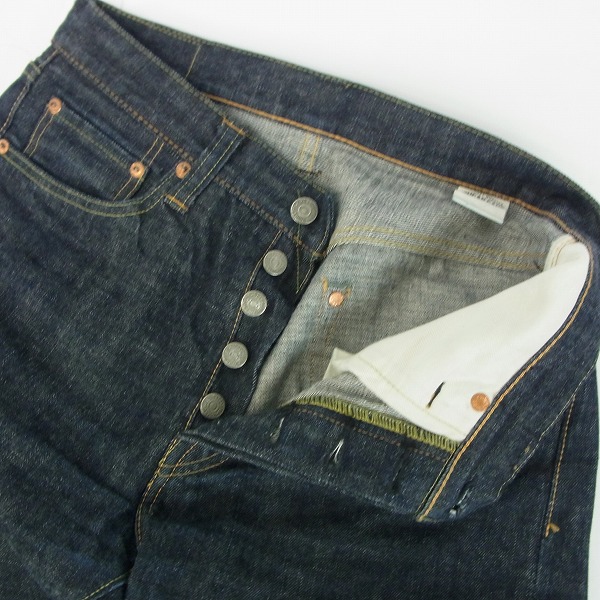 実際に弊社で買取させて頂いたSUGAR CANE/シュガーケーン ストレート デニムパンツ SC42014/W29L32の画像 2枚目