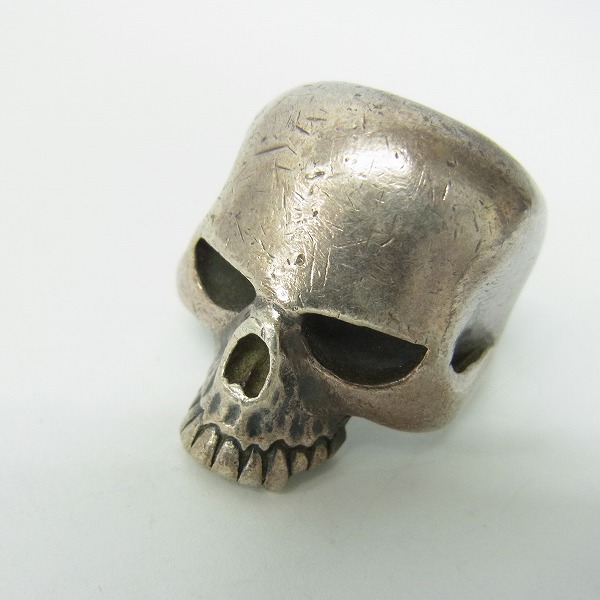 実際に弊社で買取させて頂いたCRAZY PIG/クレイジーピッグ ラージエビルスカルリング/EVIL SKULL/18号