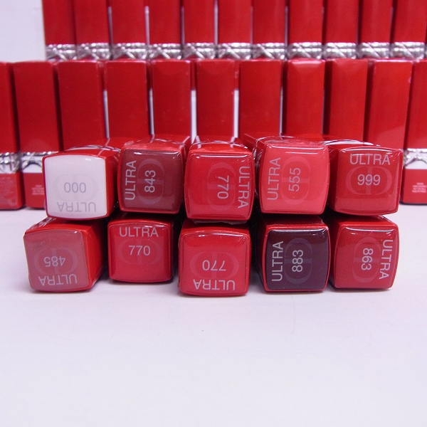 実際に弊社で買取させて頂いたDior ルージュディオール ウルトラ ルージュ/口紅 テスター 40点以上まとめの画像 2枚目