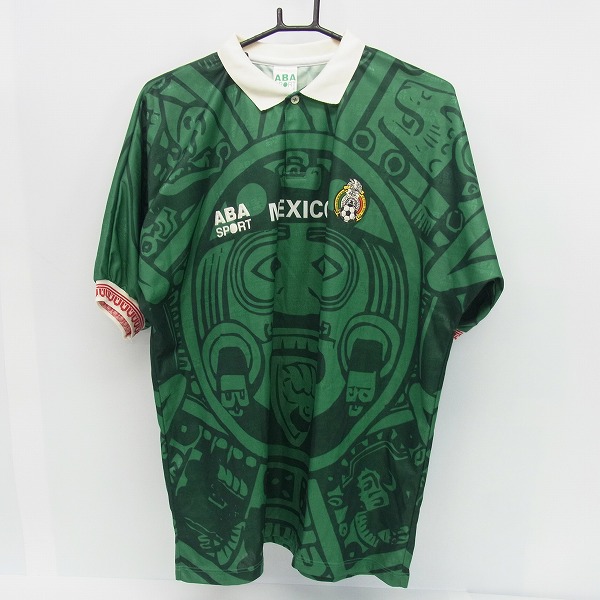 実際に弊社で買取させて頂いたABA SPORT/アバスポーツ 98年ワールドカップ メキシコ代表 ユニフォームの画像 0枚目