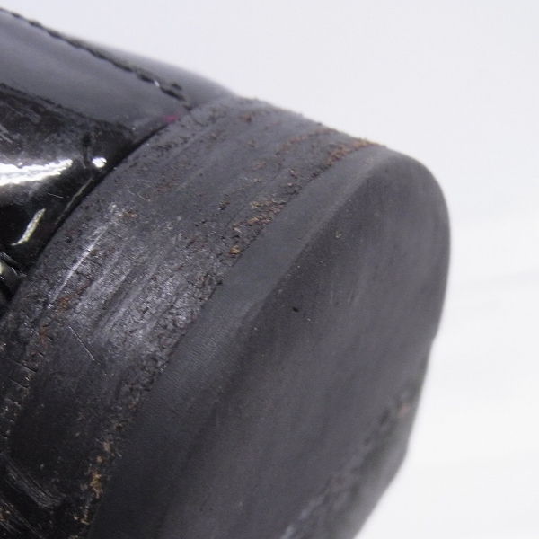 実際に弊社で買取させて頂いたJIMMY CHOO/ジミーチュウ エナメル切替 レースアップシューズ/41の画像 7枚目