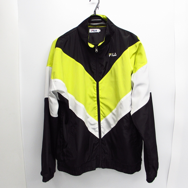 実際に弊社で買取させて頂いたFILA/フィラ ジップアップ ナイロンブルゾン イエロー/M