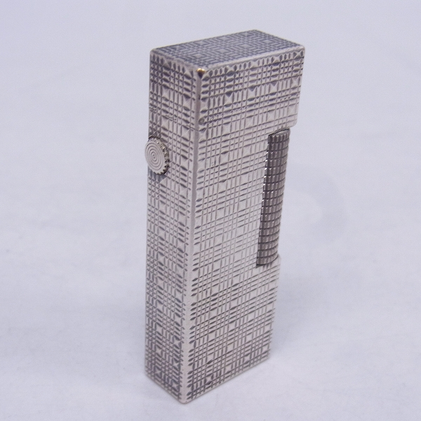 実際に弊社で買取させて頂いたdunhill/ダンヒル サイドローラーガスライター ダイヤカット シルバー  USRE 24163 PATENTEDの画像 2枚目