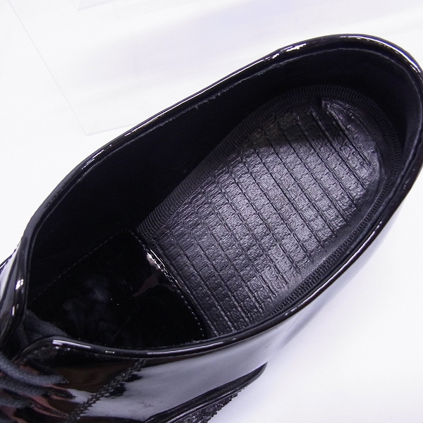実際に弊社で買取させて頂いたJIMMY CHOO/ジミーチュウ エナメル切替 レースアップシューズ/41の画像 4枚目