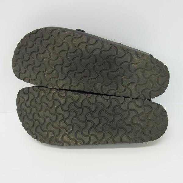 実際に弊社で買取させて頂いたBIRKENSTOCK/ビルケンシュトック ATHEN/アテネ レザーサンダル　ブラック/43の画像 2枚目