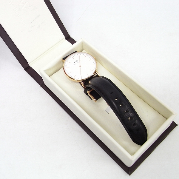 実際に弊社で買取させて頂いたDaniel Wellington/ダニエルウェリントン レザーベルト クォーツ/腕時計/ウォッチ B36R8の画像 6枚目