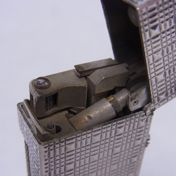 実際に弊社で買取させて頂いたdunhill/ダンヒル サイドローラーガスライター ダイヤカット シルバー  USRE 24163 PATENTEDの画像 5枚目