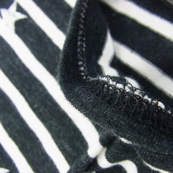 実際に弊社で買取させて頂いたuniform experiment/ユニフォームエクスペリメント スター/ボーダー柄 S/S カットソー/Tシャツ UE-150074/2の画像 5枚目