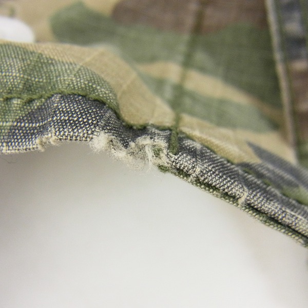 実際に弊社で買取させて頂いたBACKBONE/バックボーン カモフラ/迷彩柄 ロングスリーブ/長袖 コットン ミリタリーシャツ BB09SS-S02/Mの画像 3枚目