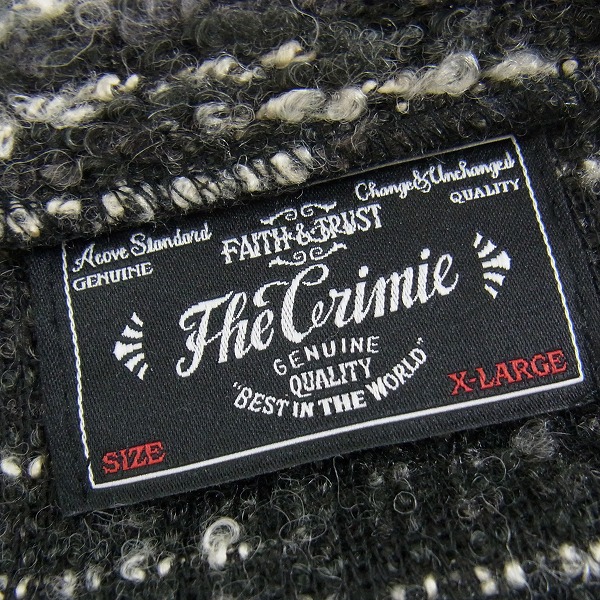 実際に弊社で買取させて頂いたCRIMIE/クライミー 日本製 カーディガン/Size：XLの画像 2枚目
