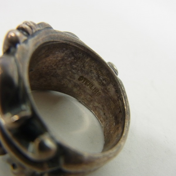 実際に弊社で買取させて頂いたA&G/エーアンドジー ワイドフローラルクロスリング/14号の画像 6枚目