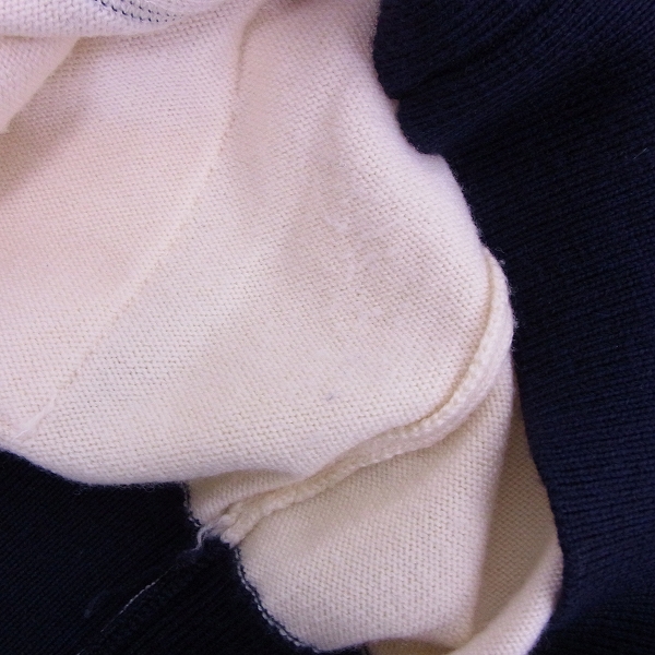 実際に弊社で買取させて頂いたMAISON KITSUNE/メゾンキツネ フランス製 トリコロール カーディガン XSの画像 5枚目