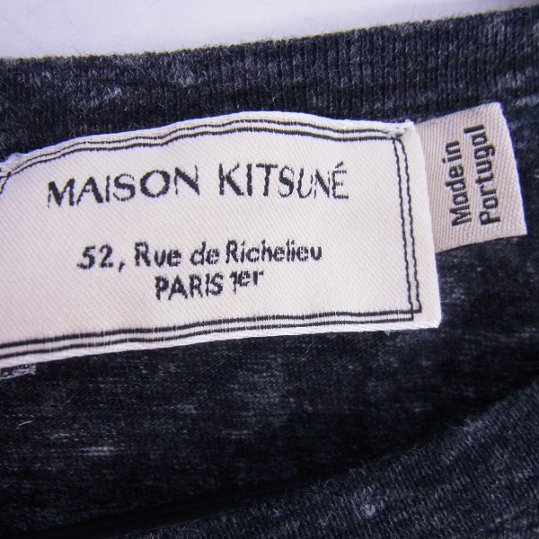 実際に弊社で買取させて頂いたMAISON KITSUNE/メゾンキツネ プリント 半袖 Tシャツ/カットソー/Sの画像 2枚目
