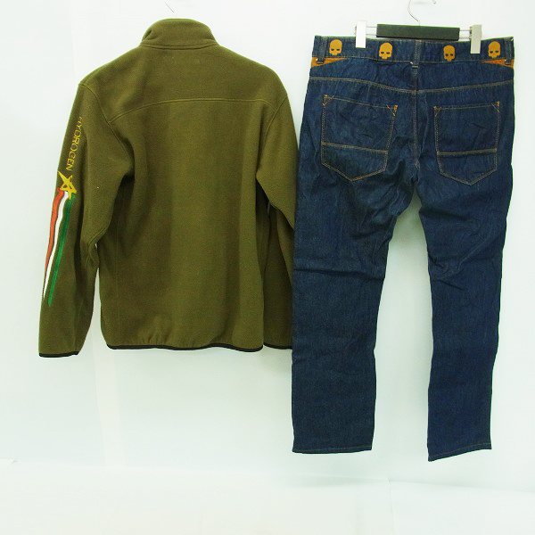 実際に弊社で買取させて頂いたHYDROGEN/ハイドロゲン デニムパンツ/フリース 2点セットの画像 1枚目