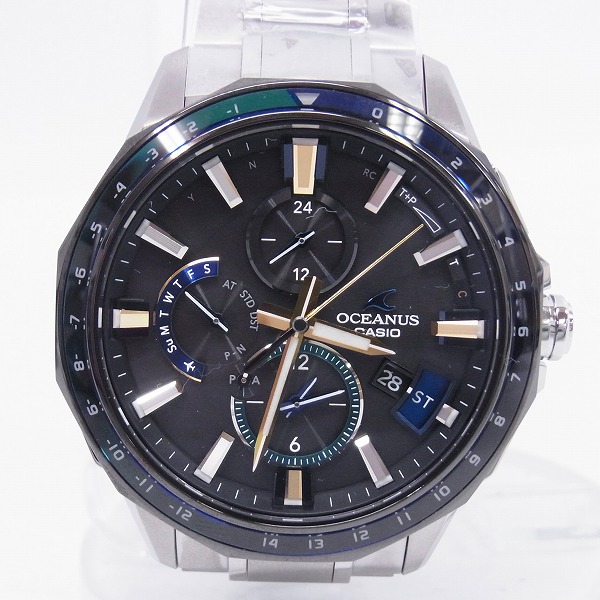 実際に弊社で買取させて頂いた【未使用】CASIO/カシオ OCEANUS/オシアナス サファイアガラスベゼル/Bluetooth搭載/GPS電波ソーラー OCW-G2000J-1AJFの画像 1枚目