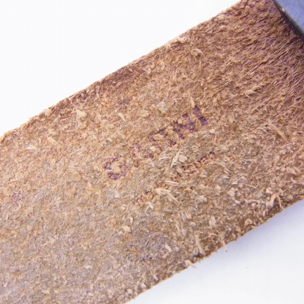 実際に弊社で買取させて頂いたGARNI＆Co/ガルニ スターリングシルバー製 リーフモチーフ バックル/レザーベルトの画像 2枚目