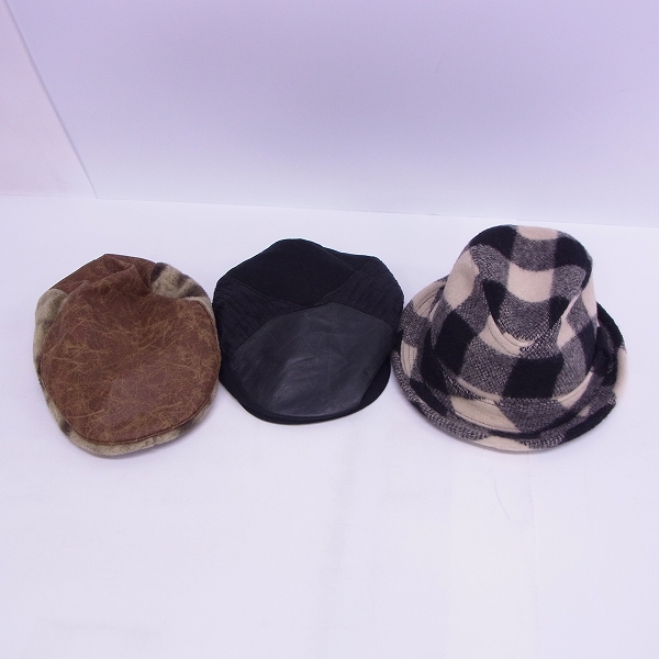 実際に弊社で買取させて頂いたNEW YORK HAT/ART BERG/CA4LA ハット/ハンチング帽 3点セット